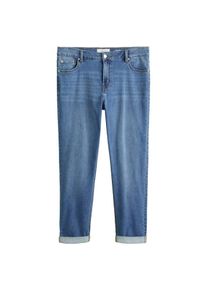 Violeta by Mango, Damen Jeans 'Comfy', Kobaltblau