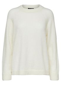 Selected Femme, Damen Strickpullover, Wollweiß