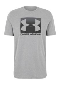 Under Armour, Herren Funktionsshirt 'Boxed Sportstyle', Hellgrau / Schwarz