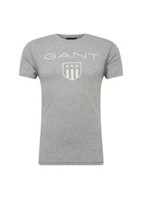 Gant, Herren T-Shirt, Grau / Wei&szlig;