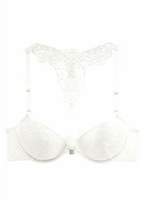 Lascana, Damen Push-up-BH, Weiß