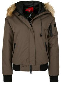 No. 1 Como, Damen Winterjacke 'LAUDEN', Hellbraun / Schwarz