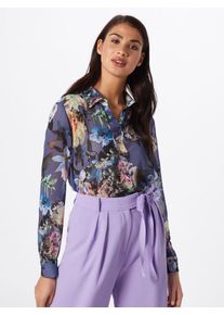 SAND COPENHAGEN, Damen Bluse 'Latia', Blau / Grün / Altrosa / Schwarz