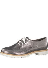 Tamaris, Damen Schn&uuml;rschuh, Silber
