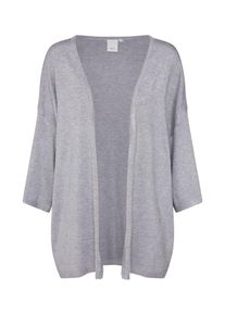 Ichi, Damen Strickjacke, Graumeliert