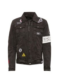Be Edgy, Herren Jacke 'BEdusty D', Black Denim