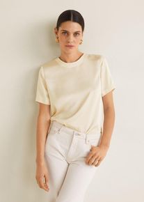 Mango, Damen Bluse 'Pespi', Creme