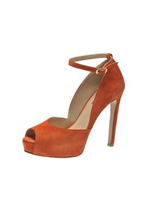 Evita, Damen Peeptoe, Neonorange