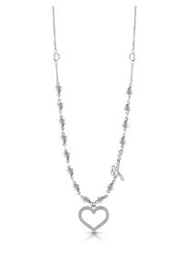 Guess, Damen Kette 'Shine On Me, UBN28003', Silber / Weiß