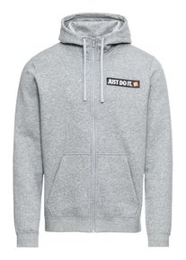 Nike Sportswear, Herren Sweatjacke 'M NSW HBR HOODIE FZ FLC', Grau