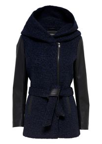 Only, Damen Mantel, Nachtblau / Schwarz