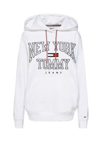 Tommy Jeans, Damen Sweatshirts 'TJW BOYFRIEND LOGO HOODIE', Rot / Schwarz / Weiß