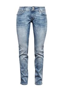 Q/S Designed By, Damen Catie Slim: Jeans mit heller Waschung, Blue Denim