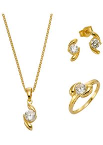 Firetti, Damen Schmuck-Set (5-tlg.), Gold