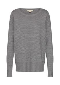 Esprit, Damen Pullover 'Sweater ottoman', Grau