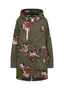 Khujo, Damen Mantel 'TALITHA WITH PLACKET', Oliv / Rubinrot