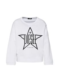 Diesel, Damen Sweatshirt 'F-GERTRUDE SWEAT-SHIRT', Wei&szlig;
