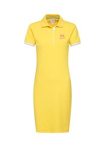 La Martina, Damen Kleid 'WOMAN DRESS PIQUET STRETCH', Gelb
