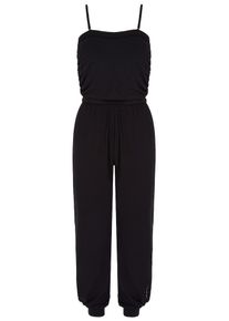 YOGISTAR.COM, Damen Jumpsuit 'Jet Black', Schwarz