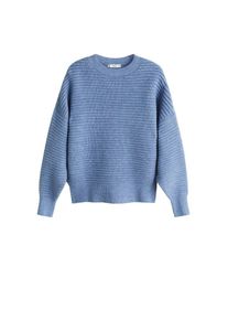Mango, Damen Pullover 'Garcon', Himmelblau
