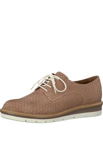 Tamaris, Damen Schn&uuml;rschuh, Chamois
