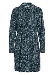 Pieces, Damen Kleid, Grün / Weiß