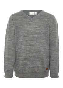 name it, Pullover, Graumeliert