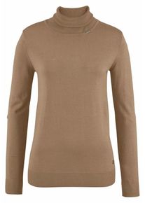 Bruno Banani, Damen Rollkragenpullover, Camel