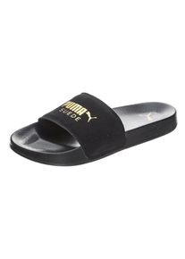 Puma, Herren Badesandale 'Leadcat', Gold / Schwarz