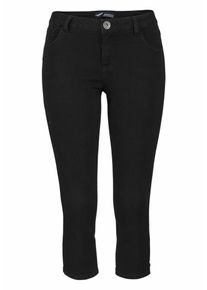 Arizona, Damen Caprijeans 'Ultra-Stretch', Schwarz