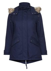 sheego Casual, Damen Kurzmantel, Marine