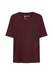 Element, Damen T-Shirt 'chimney cr', Weinrot