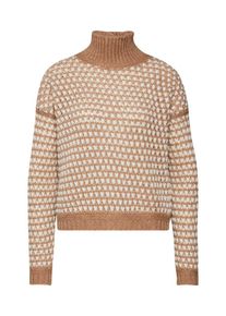 Hugo, Damen Pullover 'Suzan', Braun / Weiß