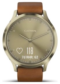Garmin, Damen uhr 'Vivomove HR Premium Gold 010-01850-05', Braun