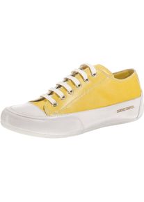 Candice Cooper, Damen Sneakers 'Rock', Gelb / Weiß