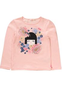 Billieblush, M&auml;dchen Langarmshirt, Nachtblau / Hellblau / Rosa / Schwarz