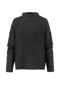 Maui Wowie, Damen Strickpullover, Dunkelgrau
