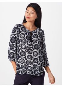 comma, Damen Tunika, Navy / Weiß