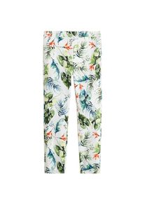 Mango, Damen Hose 'Cofip-N', Pastellblau / Hellgrün / Orangerot / Weiß