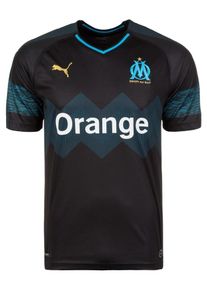 Puma, Herren Trikot 'Olympique Marseille Away 2018/2019', Mischfarben / Schwarz