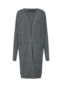Véro Moda VERO MODA, Damen Cardigan'VMTINNI LS LONG OPEN CARDIGAN', Grau
