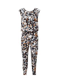 BOSS, Damen Jumpsuit 'Acoretta2', Braun / Schwarz / Weiß
