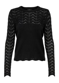 Only, Damen Strickpullover, Schwarz