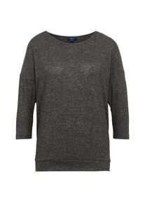 Tom Tailor, Damen Langarmshirt, Dunkelgrau