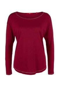 s.Oliver RED LABEL, Damen Longsleeve, Dunkelrot