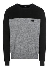Iriedaily, Herren Pullover 'Auf Deck', Grau / Schwarz