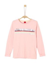 s.Oliver Junior, M&auml;dchen Longsleeve, Mischfarben / Pastellpink