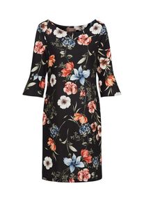 Cartoon, Damen Kleid, Mischfarben / Schwarz