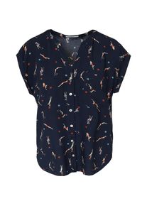 EDC by Esprit, Damen Bluse, Nachtblau / Mischfarben