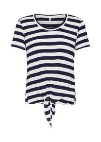 Only, Damen Shirt 'ARLI'shi, Nachtblau / Weiß